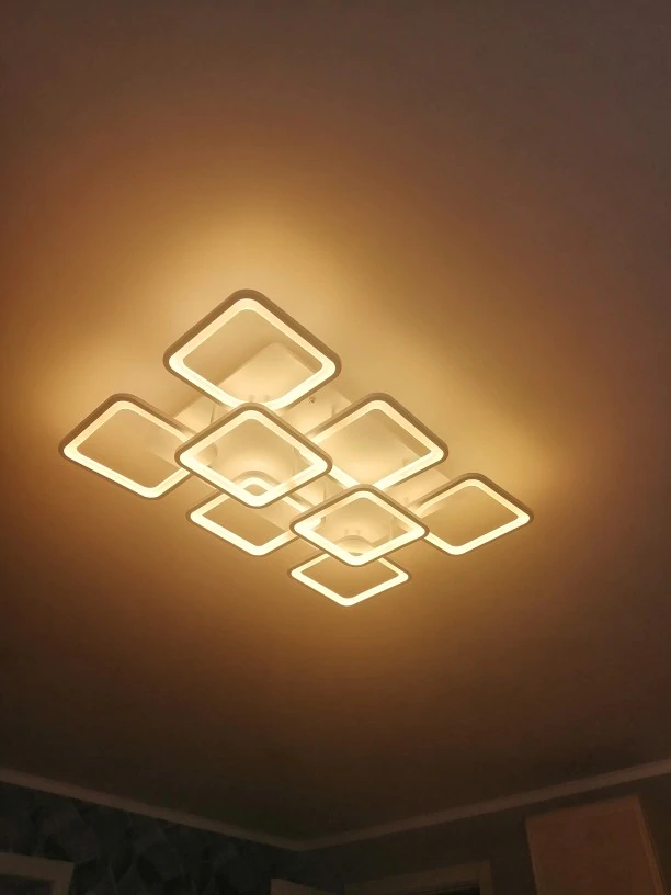 Geometryczna lampa sufitowa 6+2/8 85W sufitowa do salonu - obrazek 10