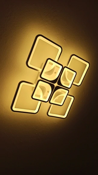 Geometryczna lampa sufitowa 4+4/8 75W sufitowa - obrazek 6