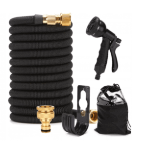 Wąż Ogrodowy 5-15m + Złączki 8w1