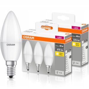ZESTAW 6x Żarówka LED E14 świeca 5W = 40W OSRAM