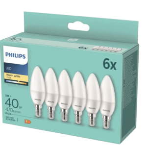 Żarówka E14 LED x6 2700K 5W=40W