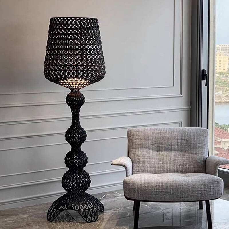 Zjawiskowa Lampa Podłogowa Kabuki Eklektyczna - obrazek 11