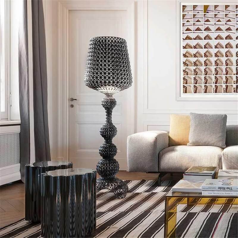 Zjawiskowa Lampa Podłogowa Kabuki Eklektyczna - obrazek 10