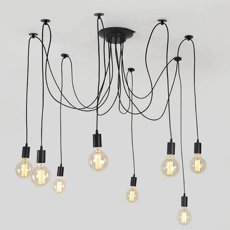 Zjawiskowa Lampa Wisząca Pająk Loft - obrazek 6