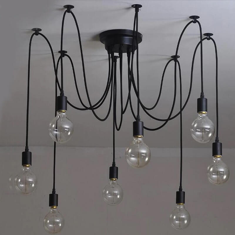 Zjawiskowa Lampa Wisząca Pająk Loft - obrazek 4