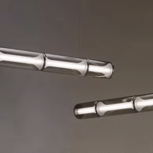 Designerska lampa wisząca szklana