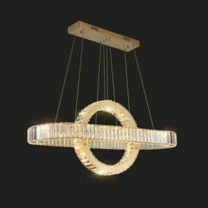 Żyrandol Kryształowy Owal Ring Glamour