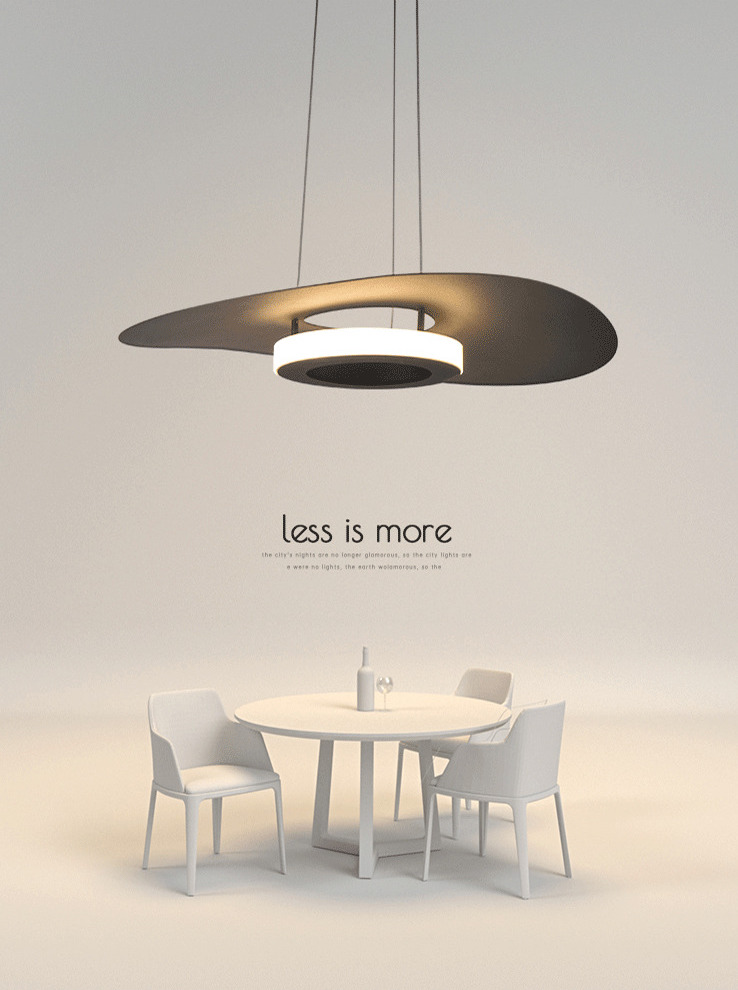 Modernistyczna Lampa Wisząca Mona Latający Spodek LED - obrazek 5