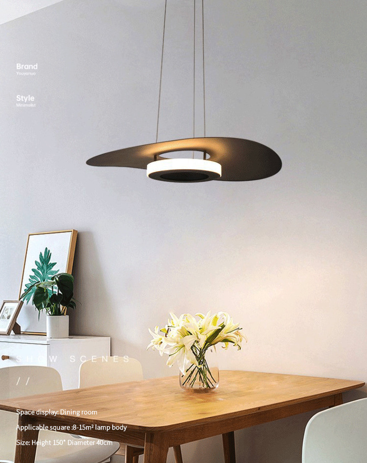 Modernistyczna Lampa Wisząca Mona Latający Spodek LED