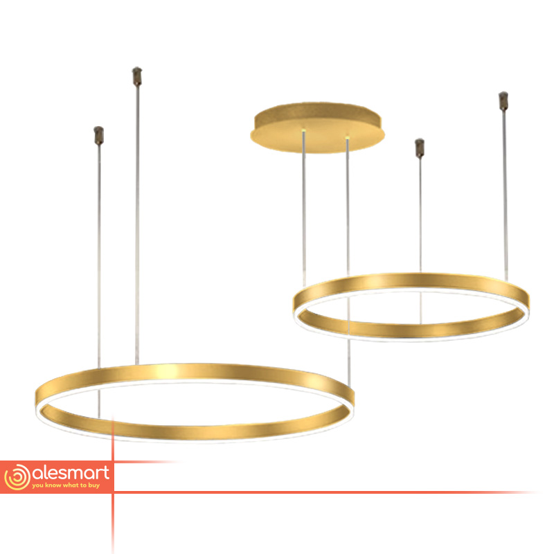 Lampa Wisząca Ring LED 2/3/4/5 Żyrandol Nowoczesny - obrazek 6