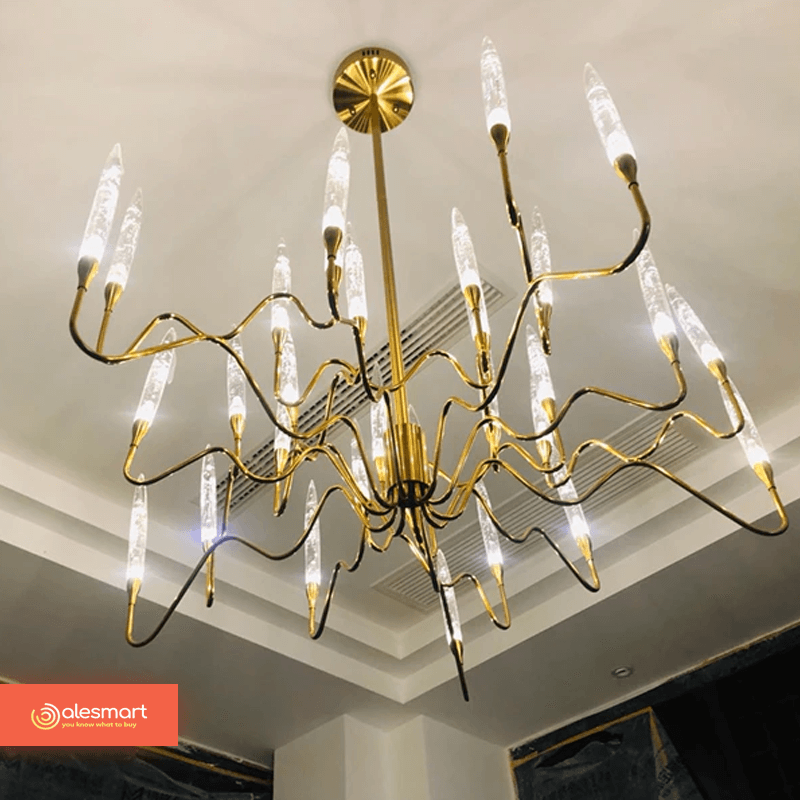 Nowoczesna Lampa Sufitowa Pezzo Żyrandol Kryształowy - obrazek 3