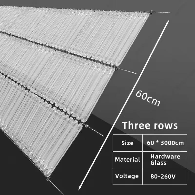 Nowoczesny żyrandol LED do lobby i wysokich wnętrz – designerska lampa wisząca ze szkła premium (custom)