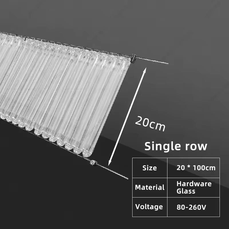 Nowoczesny żyrandol LED do lobby i wysokich wnętrz – designerska lampa wisząca ze szkła premium (custom)