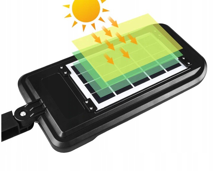 Lampa Latarnia Solar 120 Led + Pilot - obrazek 4