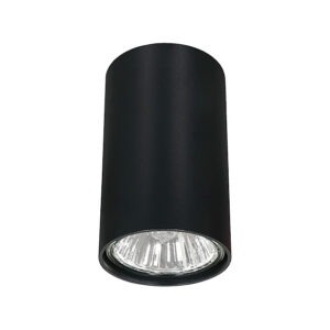 Plafon GU10, czarny cylinder, wysokość 10 cm, EYE S – zdjęcie 2