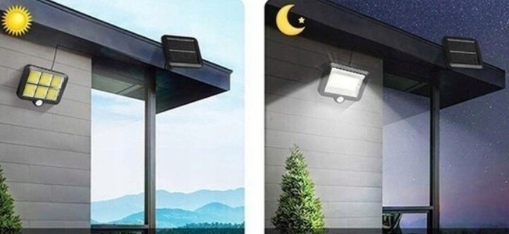 Lampa + Solar 120 Led - obrazek 4