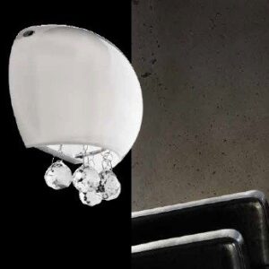 Nowoczesna Lampa Ścienna Kinkiet Quince Biały LED