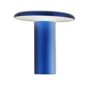 Lampa stołowa LED Artemide Takku z akumulatorem, niebieska