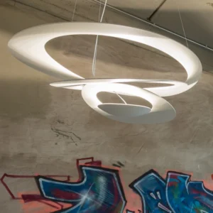 Żyrandol Artemide Pirce LED, biała, 2700 K