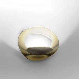 Artemide Pirce Micro kinkiet LED złoty 3000 K