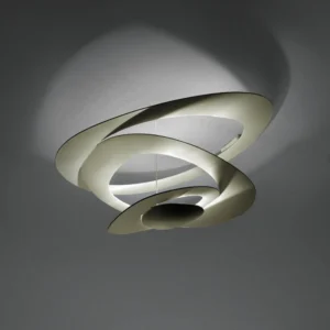 Lampa sufitowa LED Artemide Pirce, 3000 K, złota