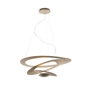 Artemide Pirce Mini żyrandol LED złota 3000 K