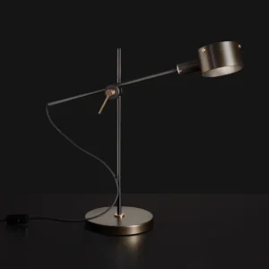Oluce Go 252 lampa stołowa LED, czarna