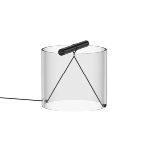 FLOS To-Tie T1 lampa stołowa LED, czarna