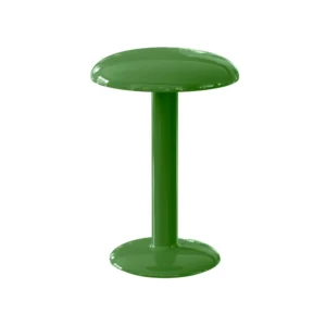 FLOS Gustave stołowa LED, akumulator, 927 zielona