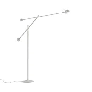 Artemide Ixa lampa stojąca LED biało-szara