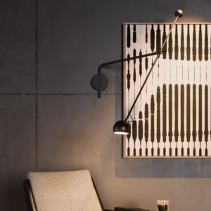 Artemide Ixa L kinkiet LED regulowany antracyt