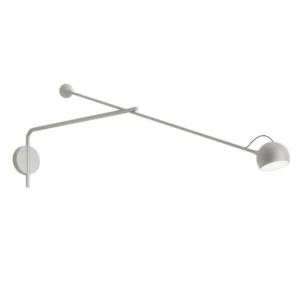 Artemide Ixa L kinkiet LED regulowany biało-szary