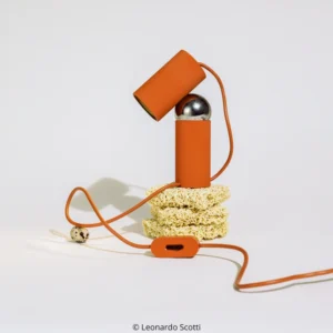 Lampa stołowa FLOS Bilboquet, czerwona, obrotowa, GU10-LED