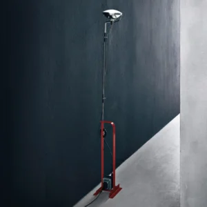 FLOS Toio designerska lampa stojąca Gx16d-LED czerwona