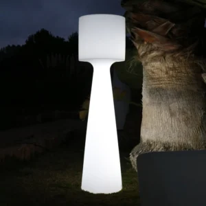 lampa stojąca LED Newgarden Grace 170 cm IP65 biała