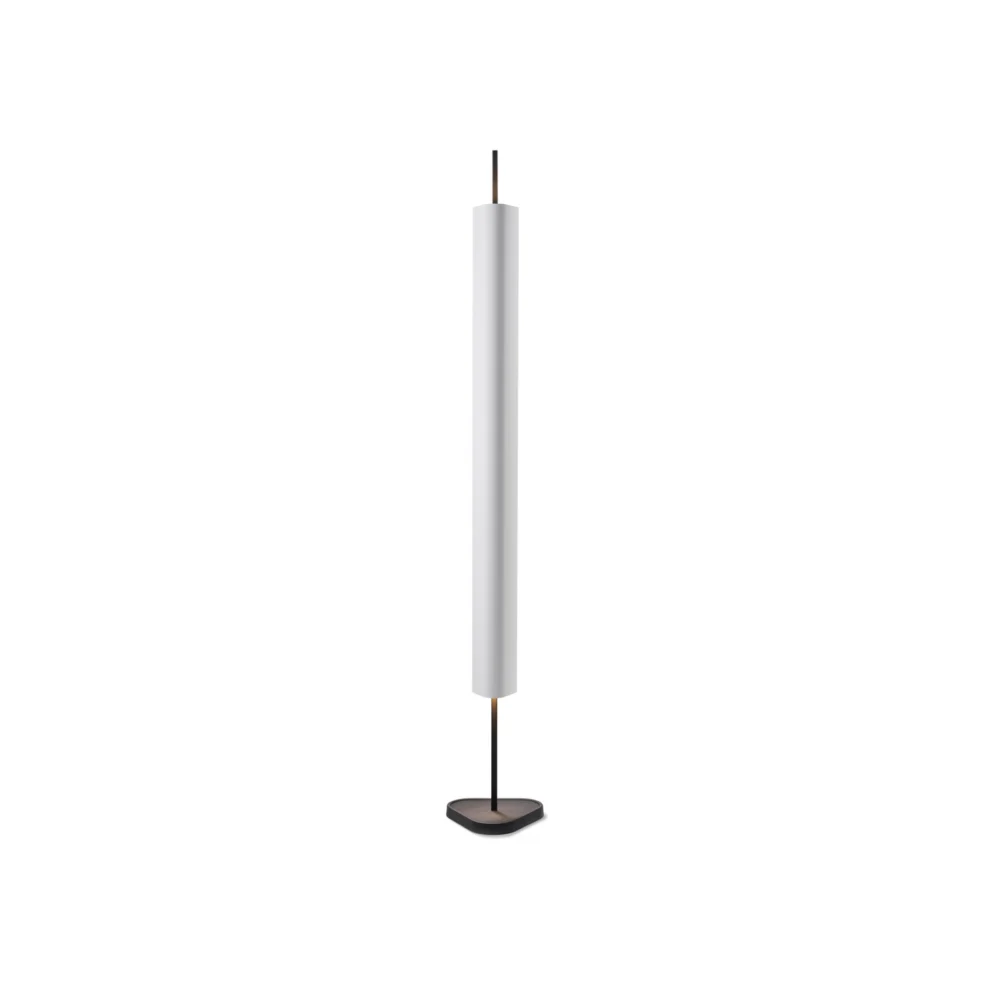 Lampa stojąca LED FLOS Emi, biała, ściemniana, wysokość 170 cm