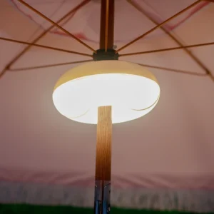 Lampa akumulatorowa LED Newgarden Lima, IP54, RGBW, osłony przeciwsłoneczne