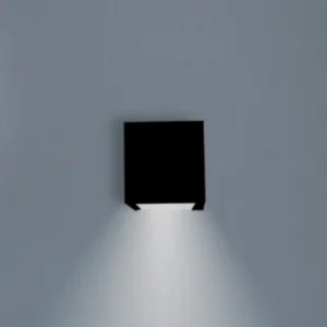 Newgarden kinkiet LED Box 8, czarny, 7,5x7,5cm