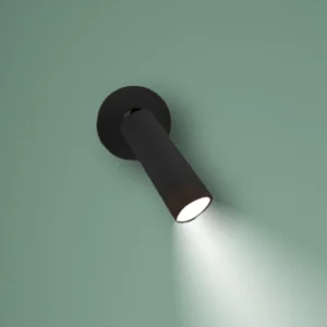 Newgarden kinkiet LED Roll 4, czarny, obrotowy