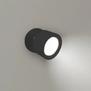 Newgarden kinkiet LED Roll 8, czarny, obrotowy