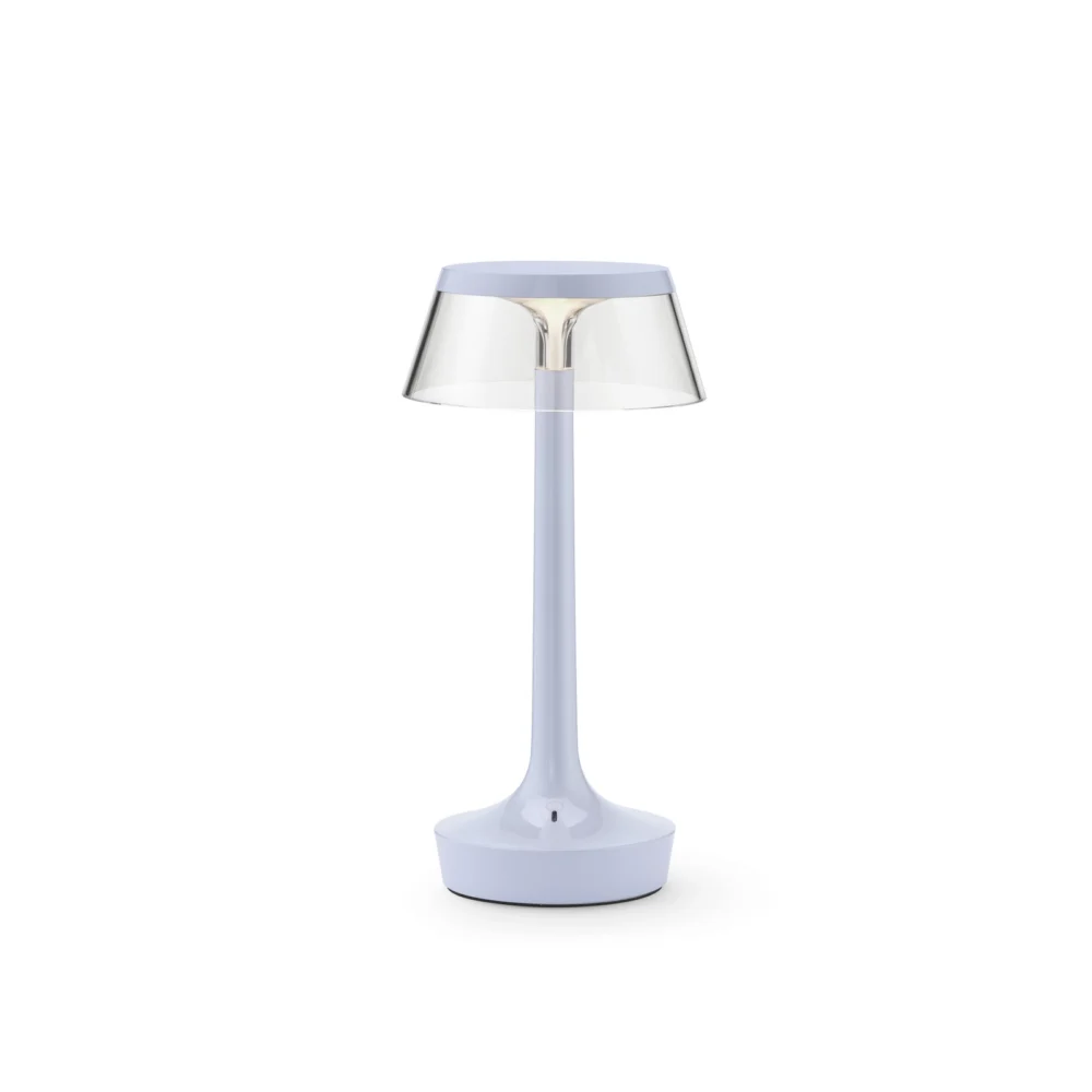 Lampa stołowa LED Flos Bon jour unplugged, jasnoniebieska