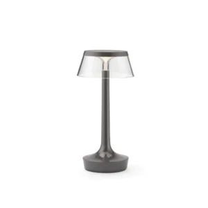 Lampa stołowa LED Flos Bon jour unplugged, szara