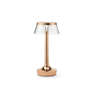 Lampa stołowa LED Flos Bon jour unplugged, miedź