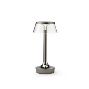 Flos lampa stołowa LED Bon jour unplugged, czarny chrom
