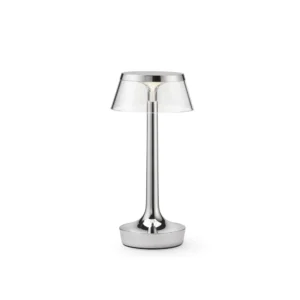 Flos lampa stołowa LED Bon jour unplugged, chrom