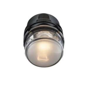 Oluce Kinkiet LED Fresnel, chrom, aluminium, szkło, 2700 K