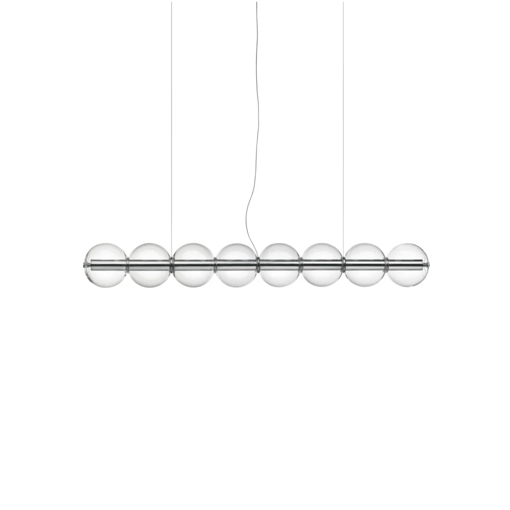 Żyrandol LED FLOS LUCE SFERICA S1, 166 cm, szkło