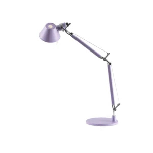 Lampa stołowa Artemide Tolomeo Micro, kolor lawendowy