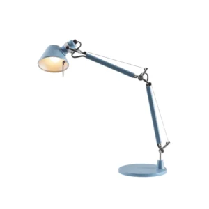 Lampa stołowa Artemide Tolomeo Micro, jasnoniebieska