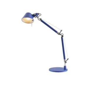 lampa stołowa Artemide Tolomeo Micro, niebieska